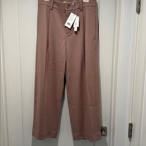 Vince New ladies pink/greyish wool blend trouser size 8 with tags